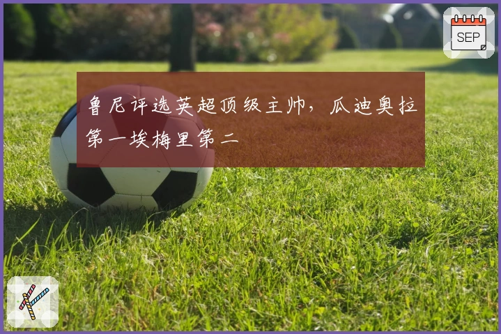 鲁尼评选英超顶级主帅，瓜迪奥拉第一埃梅里第二